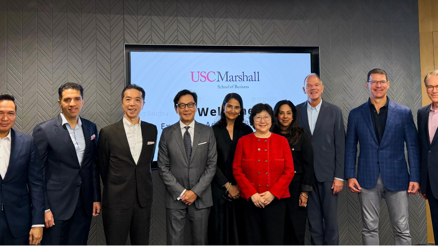 The Asia Executive Board with Dean Garrett