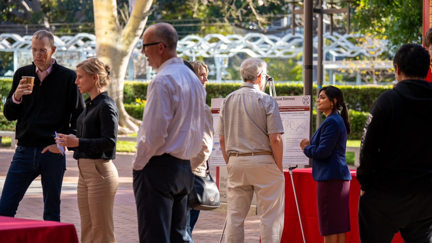 The Marshall community gathered to hear the latest pathbreaking research being conducted by faculty during the Assistant Professor Research Day.