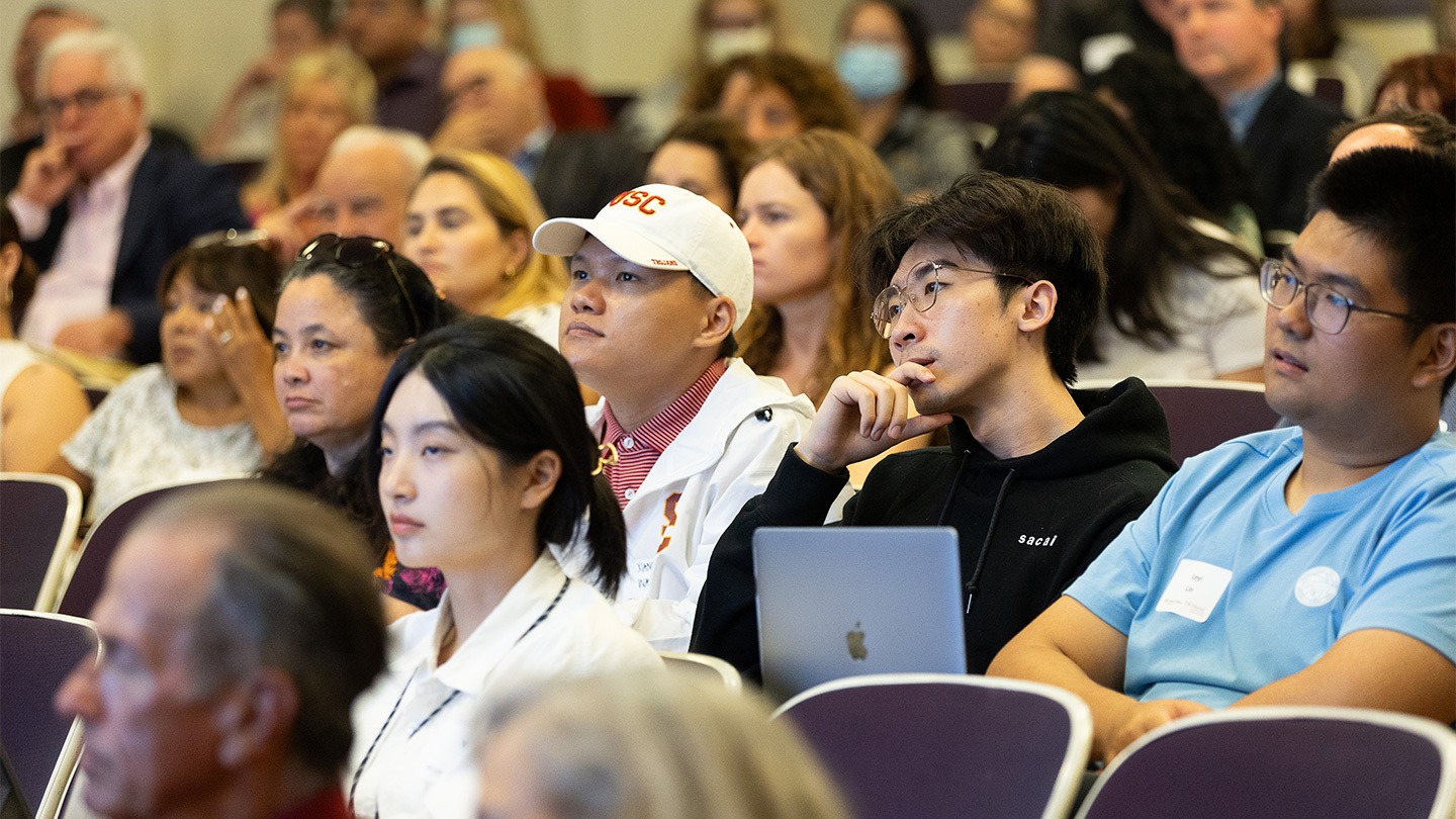 Color photograph of the audience at the Aging is Now / Aging is the Future: Entrepreneurship Symposium.
