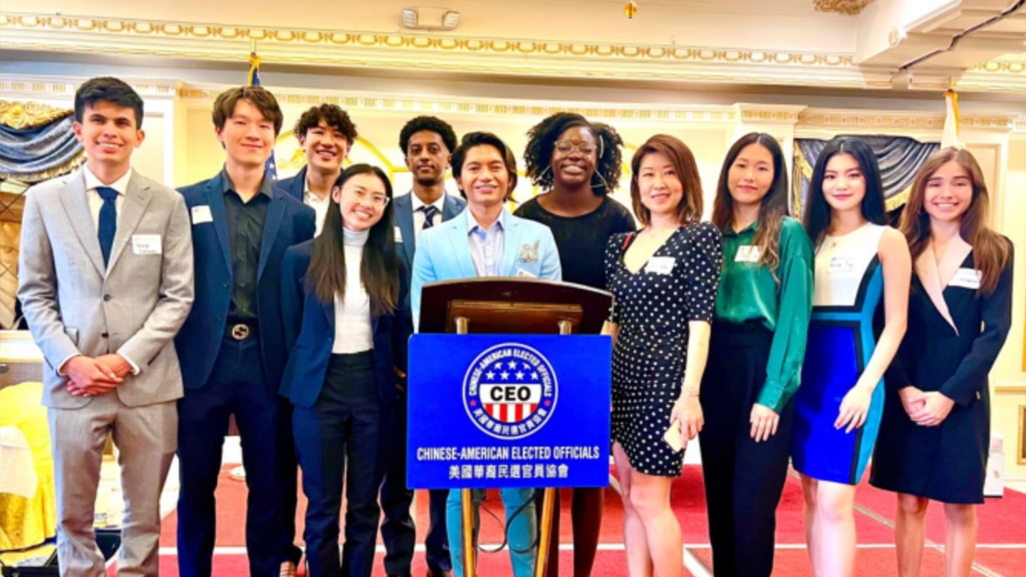 Prof. Paranal, together with select USC Accounting and Marshall Students at the 2022 Chinese-American Elected Officials Awards Dinner, celebrating Asian-American and Pacific Islander leaders, elected officials and community members. Monterey Park, CA. June 2022.