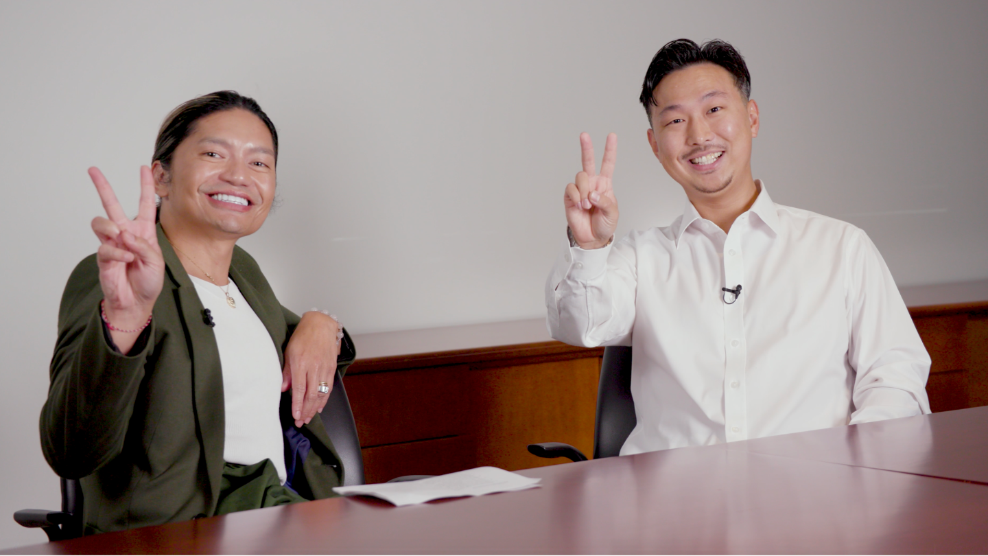 Mike Paranal and Daniel Beverely in The Catalyst