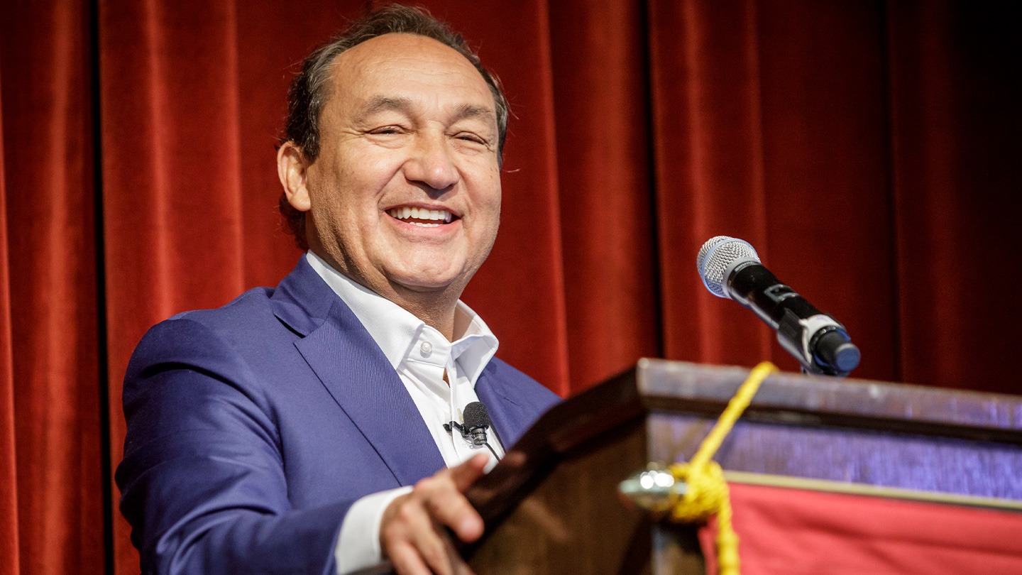 “You have to listen and learn before you can lead.&quot;