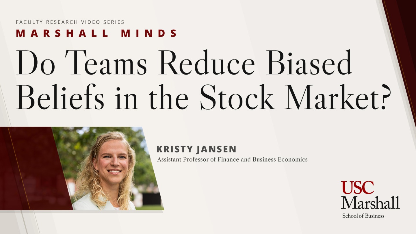 The Marshall Minds graphic with a photo of Kristy Jansen.