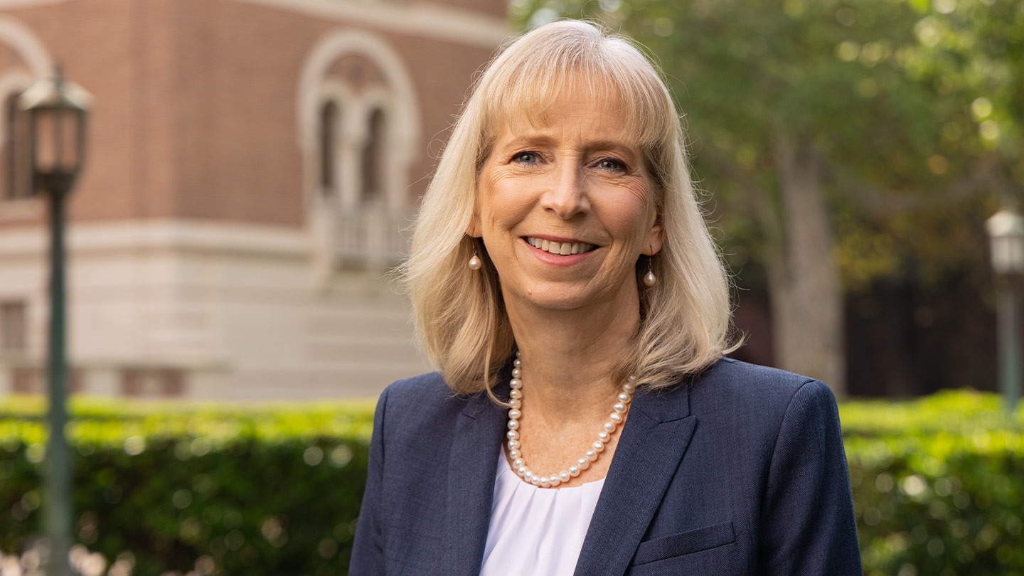 Color photograph of USC Marshall's Patti Mills.