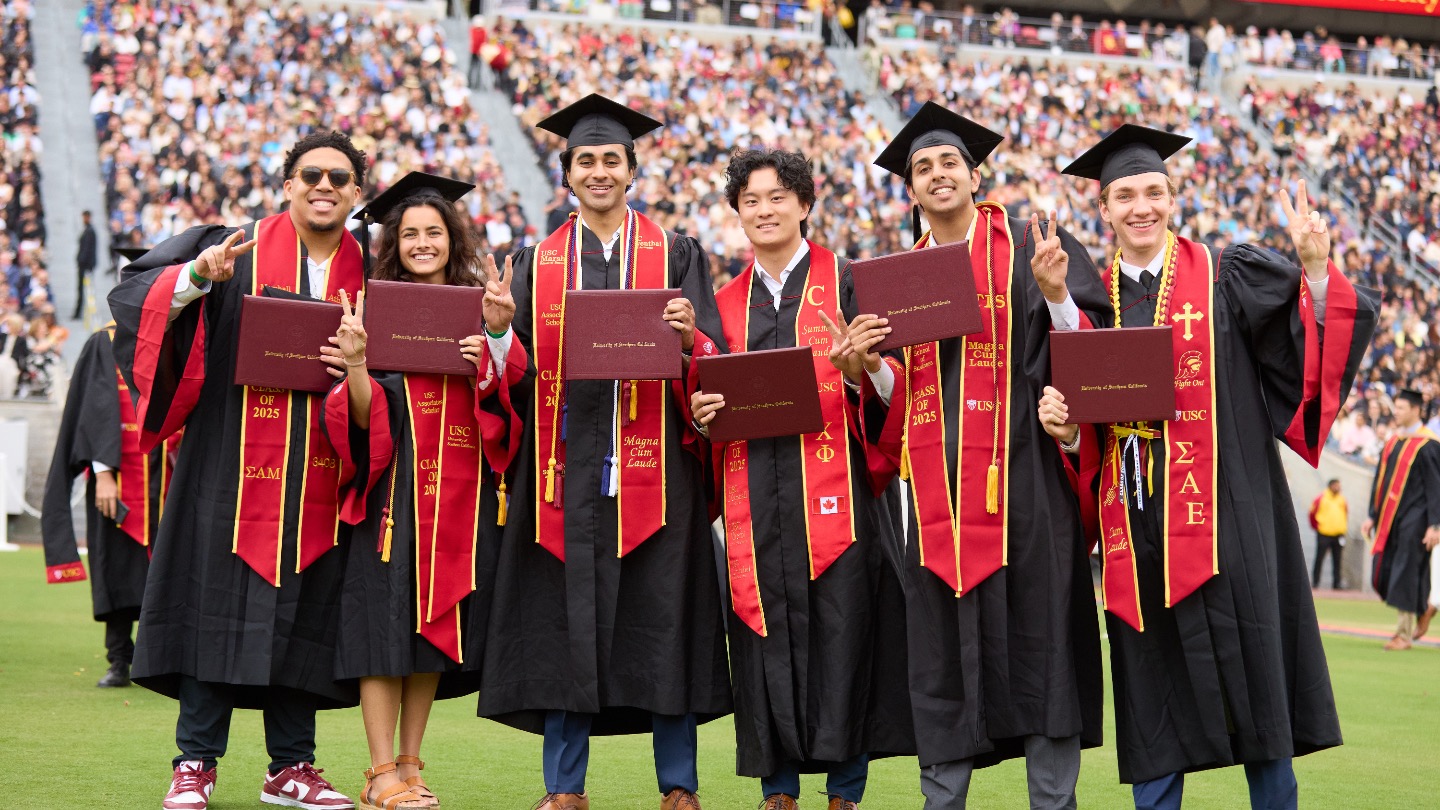 Students receive their diplomas