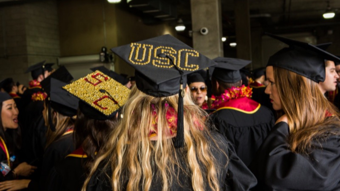 Students at graduation