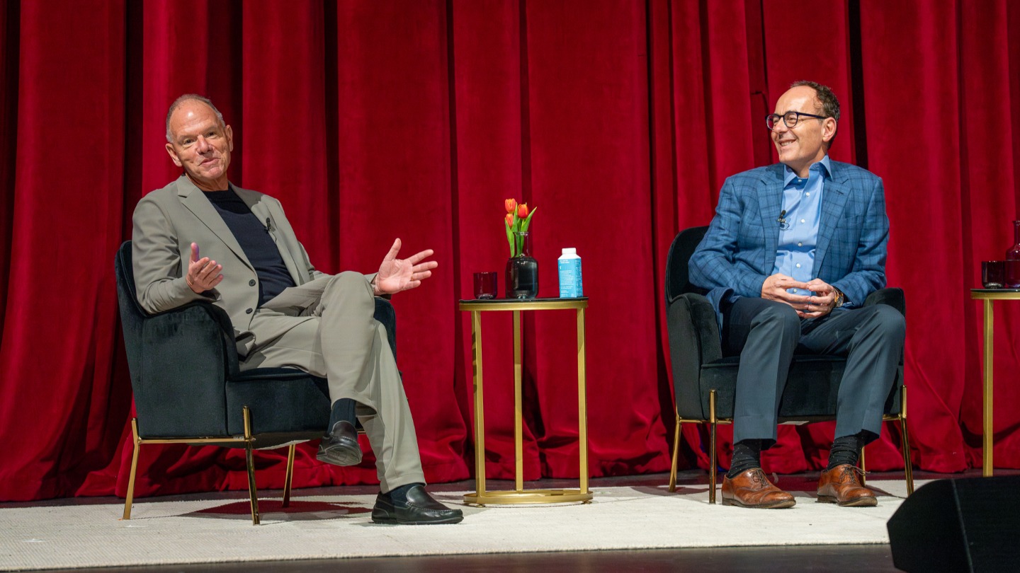 Geoffrey Garrett and Jan van Eck