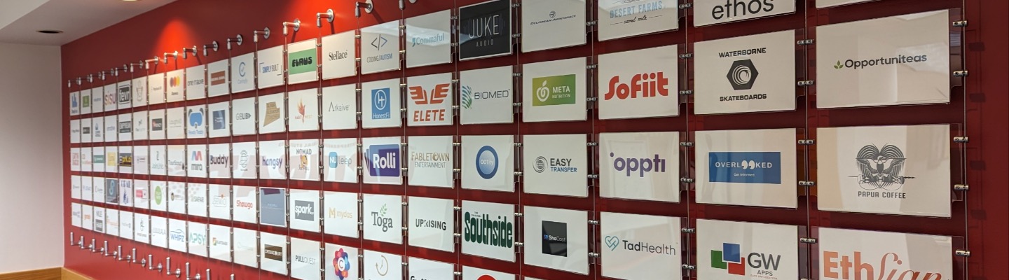 Wall of Company Logos