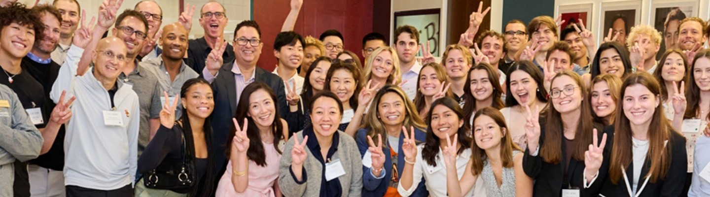 Color photograph of the GEMS at USC organization facing camera.