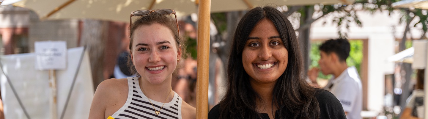 Students at Welcome Week