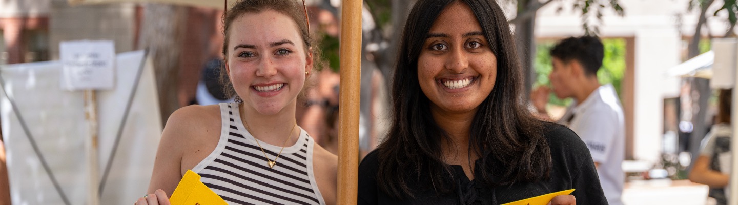 Students at an Admissions Event