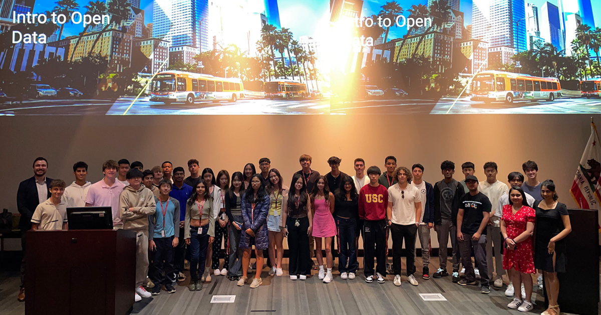 High Schoolers Received ‘L.A. Experience’ in USC Summer Data Analytics
