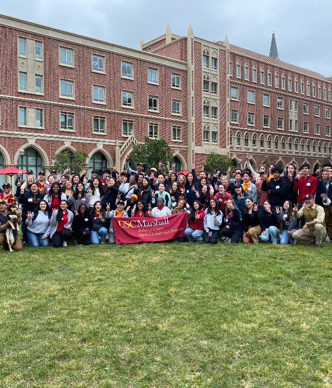 Coury Leadership Program group on campus