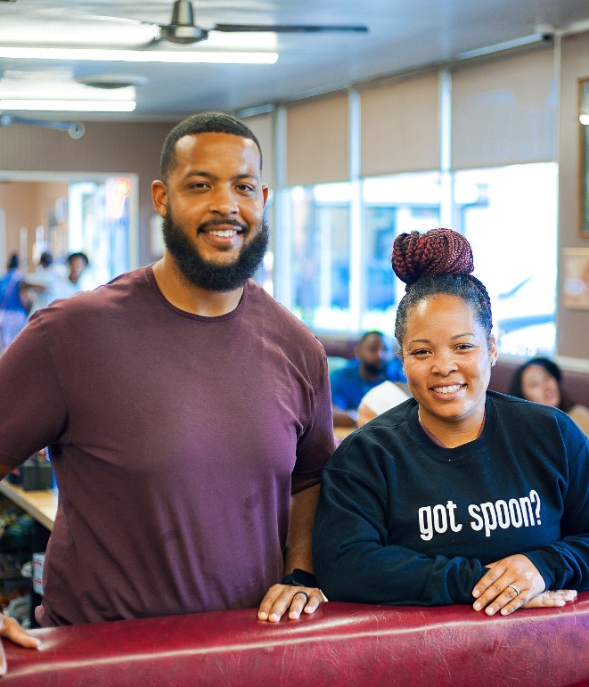 Justin Johnson and his sister Jessica Bain