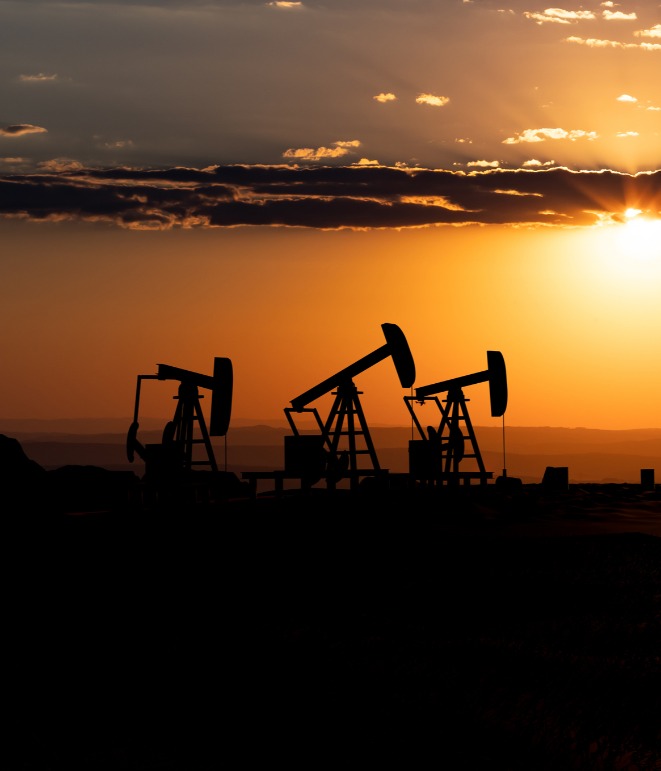 oil derricks