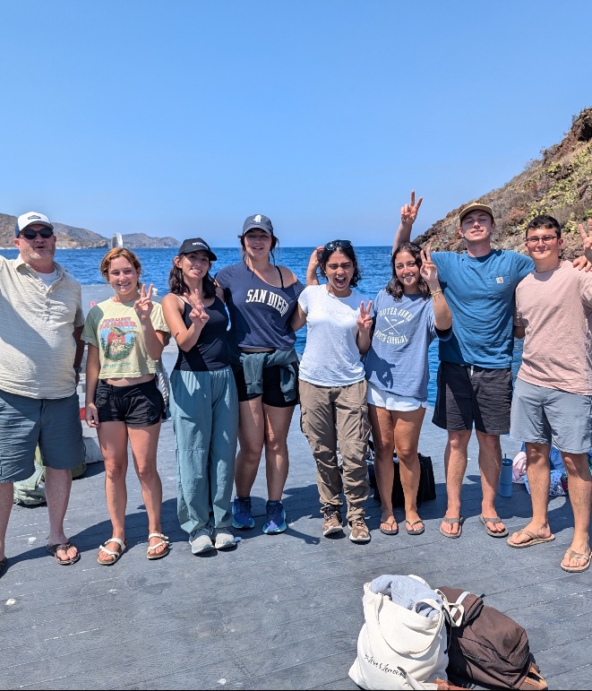 Students on Catalina