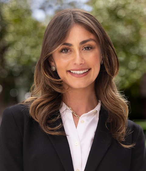 Color photograph of an undergraduate student in the REFD program at the USC Marshall School of Business.