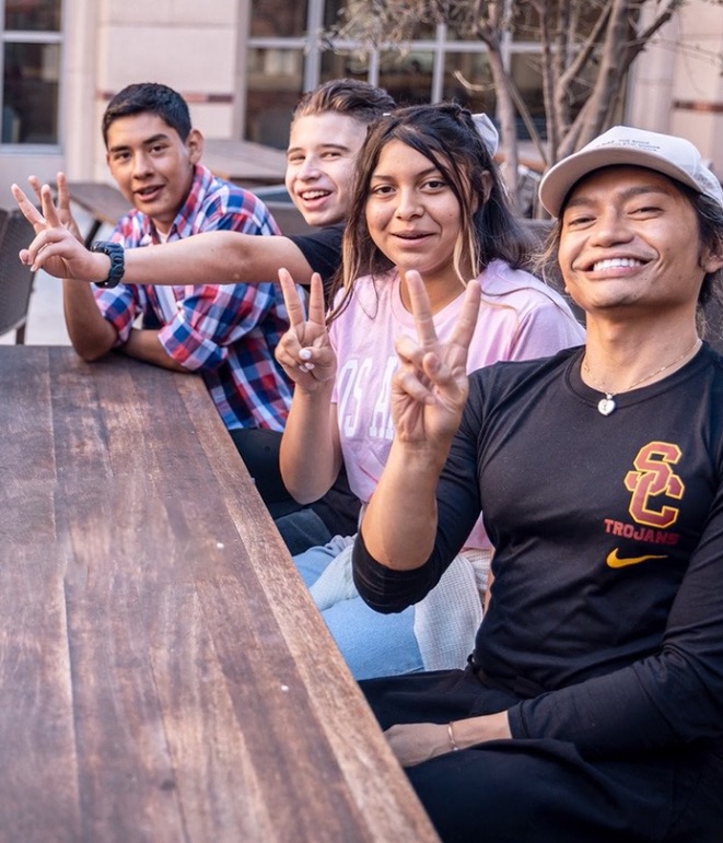 GEMS Students with Michael Paranal