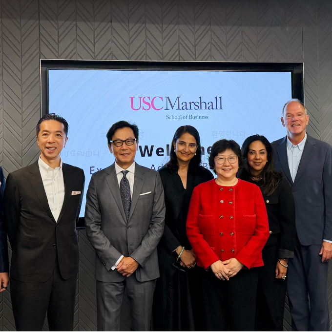 The Asia Executive Board with Dean Garrett