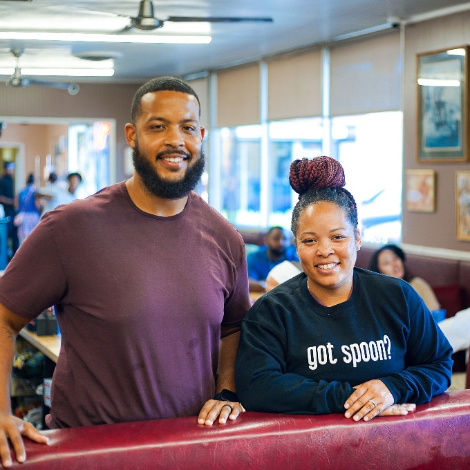 Justin Johnson and his sister Jessica Bain