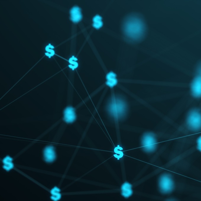decorative image of interconnected dollar signs