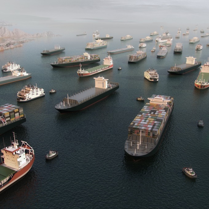 cargo ships