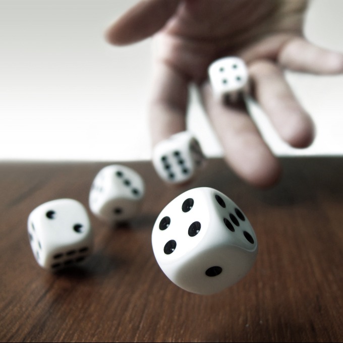 dice thrown