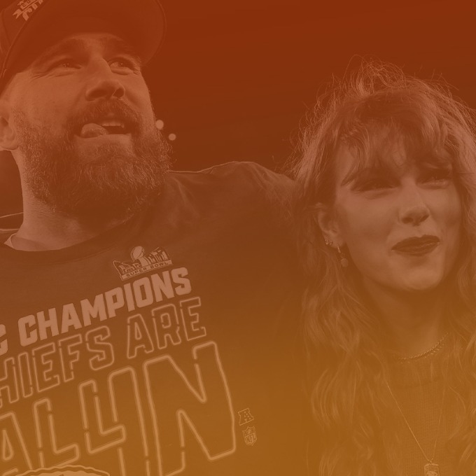 Taylor Swift and Travis Kelce.