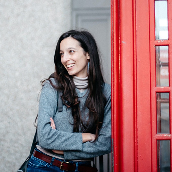 Color photograph of Sarah Weingust, founder of HostelPass.