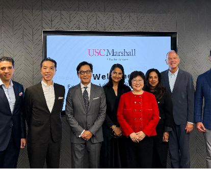 The Asia Executive Board with Dean Garrett