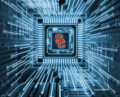 Color image of the USC Frontiers of Computing graphic.