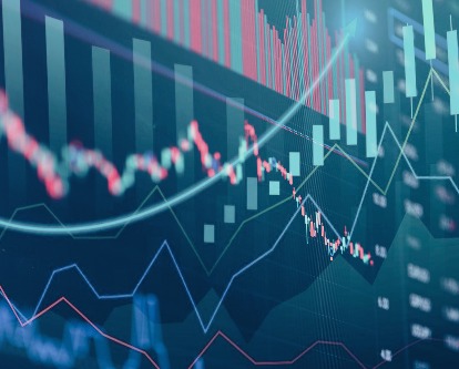 decorative image of a futuristic graph