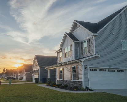 decorative image of a neighborhood