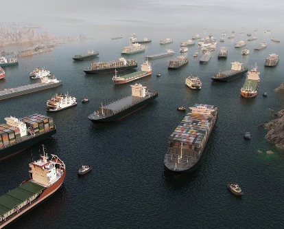cargo ships