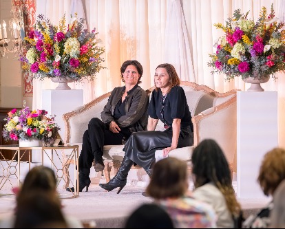 Julie Uhrman of Angel City Football Club Speaking at ATHENA