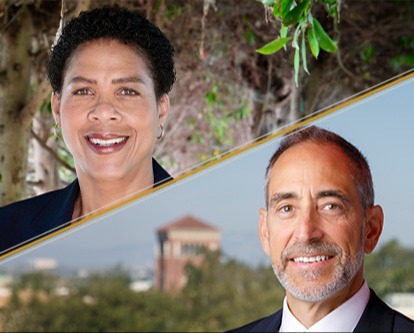 Cheryl Miller and Dave Belasco