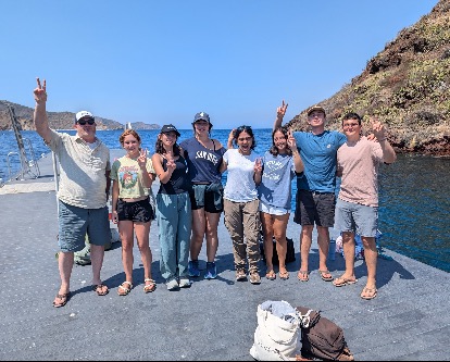 Students on Catalina