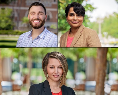 Charlie Hannigan, Smrity Randhawa, and Stephanie Tully (L-R)