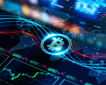 decorative image of blockchain