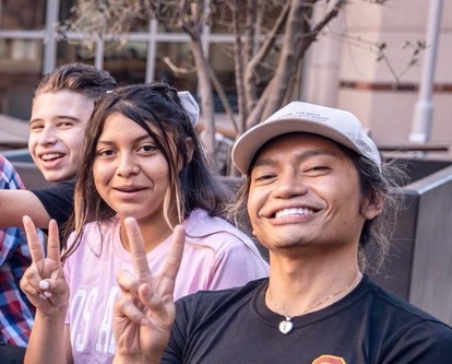 GEMS Students with Michael Paranal