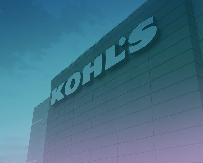 Sign on the exterior of a Kohl's store.