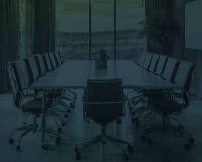 Empty conference room.