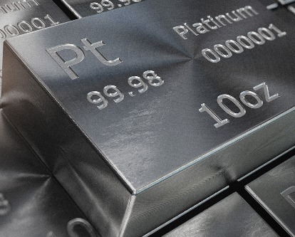 Platinum bars.