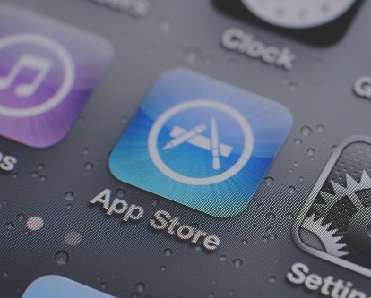 The App Store icon on an iPhone.