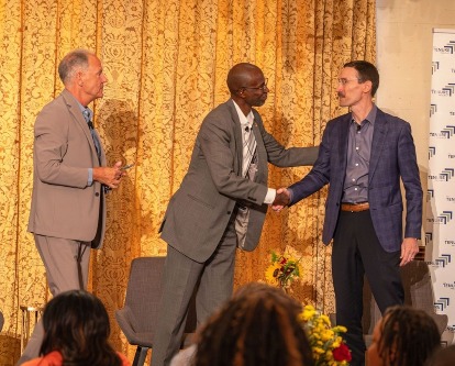 USC Marshall Dean Geoffrey Garrett, UC Irvine Paul Mirage School of Business Dean Ian Williamson, and University of Washington Foster School of Business Dean Frank Hodge.