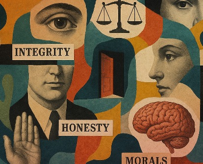 Collage representing integrity.