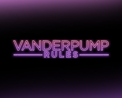 Color image of the logo for the television show Vanderpump Rules.