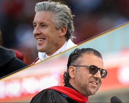 Pete Carroll and Varun Soni.