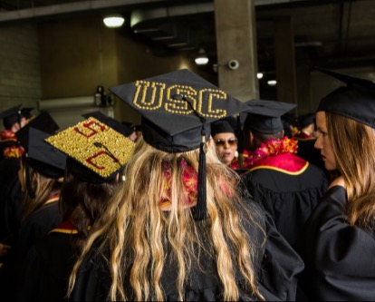 Students at Commencement
