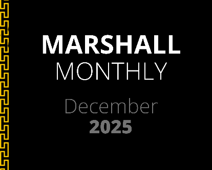 Marshall Monthly: December 2025 graphic